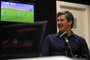  CAXIAS DO SUL, RS, BRASIL, 11/10/2019 - Programa Show dos esportes na rádio Gaúcha Serra, como o convidado Ademir Bertoglio, gerente de futebol do Caxias. Apresentação de Cristiano Daros e Marcelo Rocha. (Marcelo Casagrande/Agência RBS)