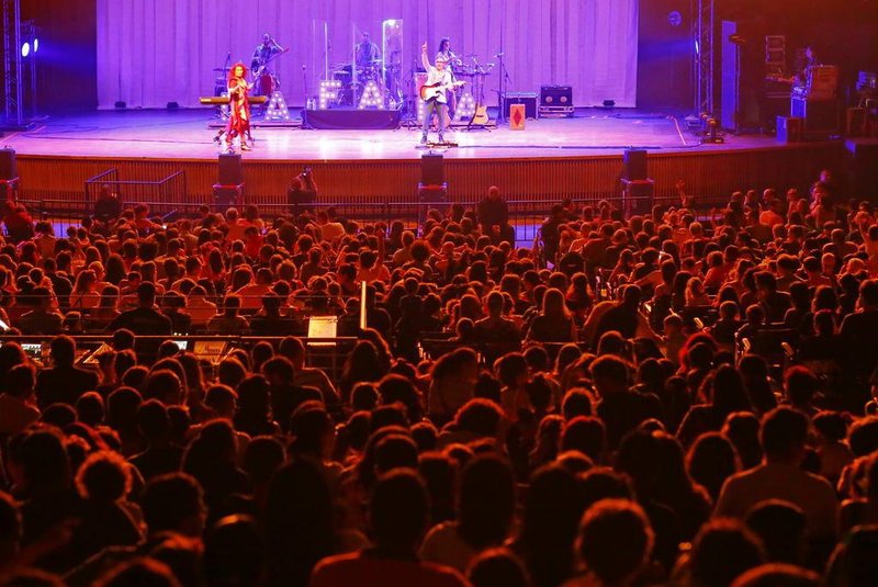  PORTO ALEGRE, RS, BRASIL 13/10/2019 - Espetáculo Palavra Cantada, musical voltado para crianças, celebrando o Dia das Crianças . (FOTO: ROBINSON ESTRÁSULAS/AGÊNCIA RBS)
