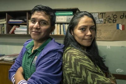 Javier ( Gabriel Diaz ) e Alejandra ( Rosalva Vanessa )