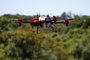  PANTANO GRANDE - RIO GRANDE DO SUL - BRASIL -  Drones na agricultura. Pulverização com drones automatizados antes do plantil de eucaliptos em Pantano Grande. (FOTO: LAURO ALVES/AGENCIA RBS)