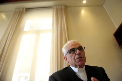  CAXIAS DO SUL, RS, BRASIL, 05/09/2019Dom Alessandro Ruffinoni no bispado. (Lucas Amorelli/Agência RBS)