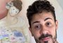 Carlinhos Maia é criticado por riscar e deixar "marca" em quadro de hotel após sentir "medo"
