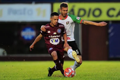  CAXIAS DO SUL, RS, BRASIL, 23/10/2019. SER Caxias x Santo Ângelo, jogo da volta das oitavas de final da Copa Seu Verardi, realizado no estádio Centenário, em Caxias do Sul.(Porthus Junior/Agência RBS)