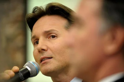 CAXIAS DO SUL, RS, BRASIL, 14/03/2019Coletiva de dois anos como prefeito de Caxias do Sul de Daniel Guerra. Prefeito Daniel Guerra(Lucas Amorelli/ Agência RBS)