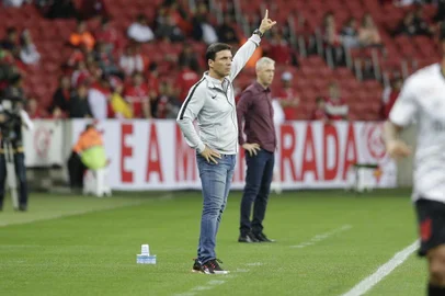  PORTO ALEGRE, RS, BRASIL - 31.10.2019 - Inter recebe o Athletico Paranaense no Beira-Rio, pelo Campeonato Brasileiro. (Foto: Isadora Neumann/Agencia RBS)