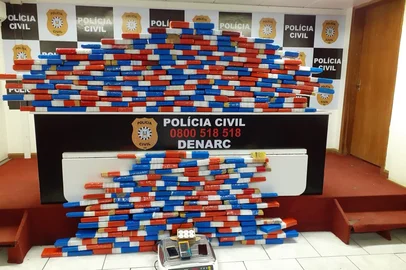 Mais de 160 quilos de maconha são apreendidos na zona sul de Porto Alegre