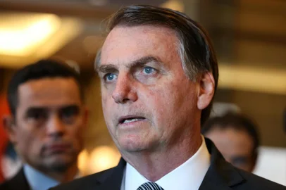  Presidente da República, Jair Bolsonaro conversa com a Imprensa.Foto: José Dias/PR