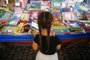  PORTO ALEGRE, RS, BRASIL, 01-11-2019: Primeiro dia da 65ª Feira do Livro de Porto Alegre, com abertura da sessão de livros infantis (FOTO FÉLIX ZUCCO/AGÊNCIA RBS, Editoria Segundo Caderno).