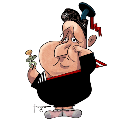 charge de Anthony Garotinho feita por Gilmar Fraga