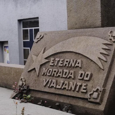 CAXIAS DO SUL, RS, BRASIL (31/10/2019)Túmulos no cemetério Público Municipal de Caxias do Sul. Na foto, túmulo dos viajantes.  (Antonio Valiente/Agência RBS)