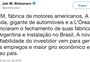 Bolsonaro diz que três empresas deixarão Argentina e, uma hora depois, apaga publicação