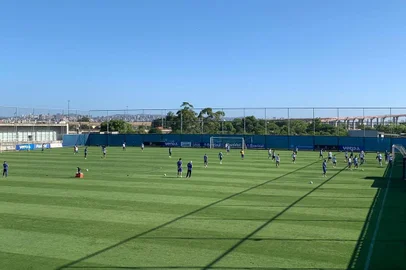  Grêmio finaliza preparação para duelo com o CSA. (Foto: Douglas Demoliner/Agência RBS)