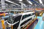  CAXIAS DO SUL, RS, BRASIL (07/07/2015) Marcopolo 2015. Empresa Marcopolo investe em tecnologia para produzir ônibus, cujos veículos são exportados para mais de cem países.    (Roni Rigon/Pioneiro)