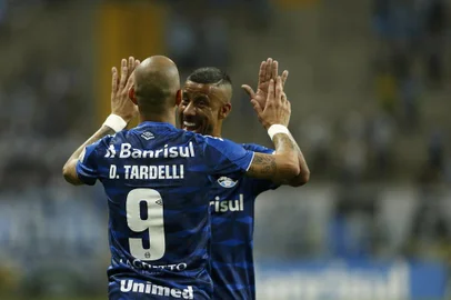  PORTO ALEGRE, RS, BRASIL - 07.11.2019 - Grêmio enfrenta o CSA na Arena, pela 31ª rodada do Campeonato Brasileiro. (Foto: Marco Favero/Agencia RBS)