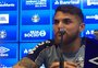 Megiolaro tem ida frustrada para o Estoril-POR, mas não deve seguir no Grêmio