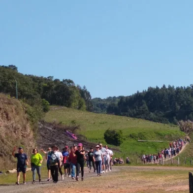 Encontro de caminhantes em Sobradinho (RS)