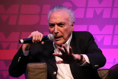 SÃO PAULO, SP, 16.11.2019 - POLITICA-SP - Michel Temer, Ex-Presidente da RepÃºblica, durante o 5Â° Congresso Nacional do Movimento Brasil Livre (MBL), em SÃ£o Paulo, neste sÃ¡bado, 16. (Foto /Folhapress) 