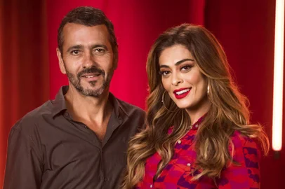 a dona do pedaço,  Maria Da Paz ( Juliana Paes ) e  Amadeu ( Marcos Palmeira )