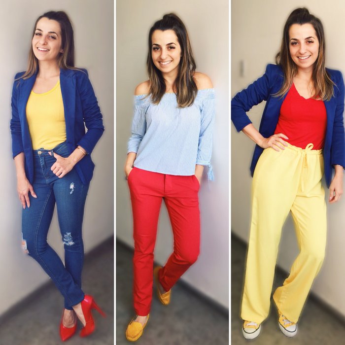 Looks com cores complementares: veja como montar um visual colorido