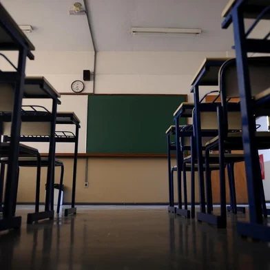  CAXIAS DO SUL, RS, BRASIL (19/11/2019)Adesão total à greve na Escola Estadual de Ensíno Médio Rachel Galliari Grazziotin. (Antonio Valiente/Agência RBS)