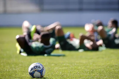  CAXIAS DO SUL, RS, BRASIL (07/08/2019)Treino do Juventude no éstadio Jaconi. (Antonio Valiente/Agência RBS)