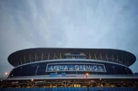  PORTO ALEGRE, RS, BRASIL - 02.10.2019 - Movimentação em torno da Arena do Grêmio. (Foto: Mateus Bruxel/Agencia RBS)