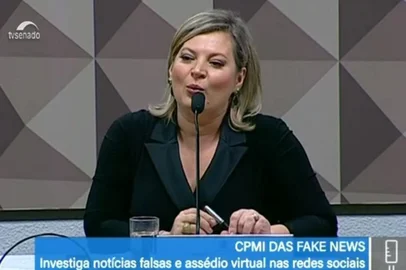 Joice Hasselmann presta depoimento na CPMI das fake news