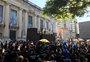 Servidores da segurança protestam contra pacote de Eduardo Leite