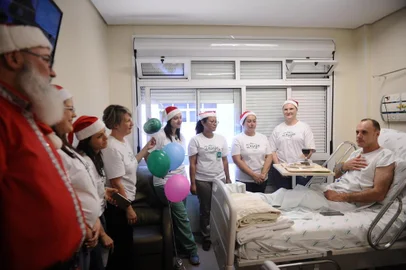  CAXIAS DO SUL, RS, BRASIL (10/12/2019)Dia do desejo para pacientes do Hospital Unimed em Caxias do Sul. (Antonio Valiente/Agência RBS)
