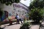  CAXIAS DO SUL, RS, BRASIL (13/12/2019)Projeto recupera espaço degradado no Bairro Euzébio Beltrão de Queiróz. A praça da esperança foi revitalizada pelos moradores do bairro. Na foto, morador do bairro Plácido Pereira de Jesus. (Antonio Valiente/Agência RBS)