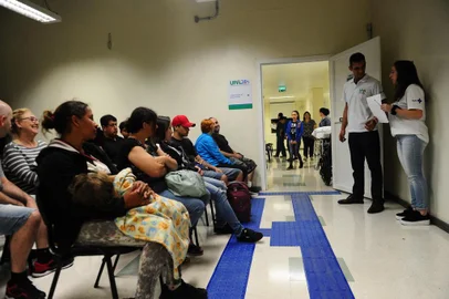  CAXIAS DO SUL, RS, BRASIL, 20/12/2019. Complexo Centro à Vida - UPA 24H, Postão 24 Horas. Prefeito Daniel Guerra inaugura a UPA Central às 23h56min desta quinta-feira (19/12). (Porthus Junior/Agência RBS)