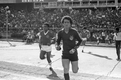  Final do Campeonato Brasileiro de 1979. Inter 2 x 1 Vasco da Gama.Internacional Tricampeão Brasileiro.Estádio Beira-Rio.--CRÉDITO: Juan Carlos Gomez, Agência RBS, 23/12/1979_#ENVELOPE: 138511