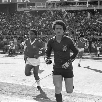  Final do Campeonato Brasileiro de 1979. Inter 2 x 1 Vasco da Gama.Internacional Tricampeão Brasileiro.Estádio Beira-Rio.--CRÉDITO: Juan Carlos Gomez, Agência RBS, 23/12/1979_#ENVELOPE: 138511