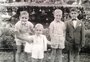 Natal de 1954 junto à arvore da antiga Praça Rui Barbosa