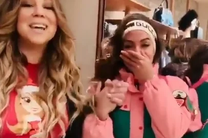 Anitta encontra Mariah Carey