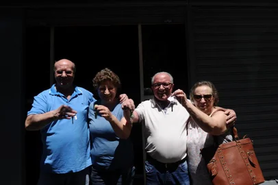  CAXIAS DO SUL, RS, BRASIL (30/12/2019)Entrega de chaves para os propietários das bancas de revistas em Caxias do Sul pelo prefeito interino Flavio Cassina (PTB). (Antonio Valiente/Agência RBS)