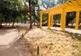Seca muda paisagem de parques e praças em Porto Alegre