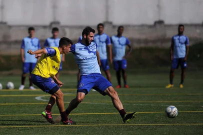  CAXIAS DO SUL, RS, BRASIL, 06/01/2020 - Treino da SER Caxias. (Marcelo Casagrande/Agência RBS)