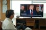 Jair Bolsonaro faz transmissão ao vivo assistindo pronunciamento de Donald Trump sobre ataque iraniano a base americana no Iraque<!-- NICAID(14380946) -->