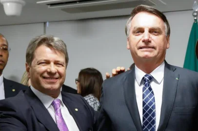 Bibo Nunes e Jair Bolsonaro<!-- NICAID(14382575) -->