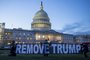 Protesto em Washington contra Trump