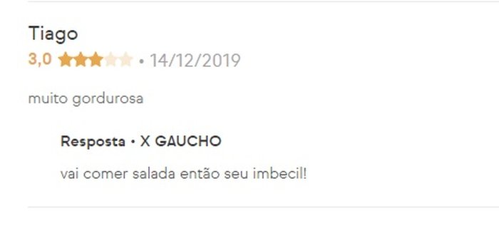 Uma das respostas que viralizou nas redes