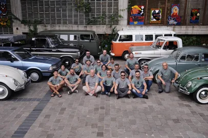  CAXIAS DO SUL, RS, BRASIL (09/01/2020)Grupo de amigos irá viajar pela América Latina em carros antigos. (Antonio Valiente/Agência RBS)