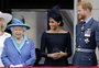 Rainha Elizabeth e príncipe Charles parabenizam Harry e Meghan pela segunda gravidez