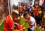 Sarrafiore e Marcos Guilherme recebem torcedores em loja do Inter no Beira-Rio