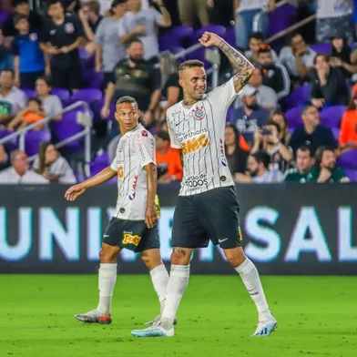 Corinthians e New York City se enfrentam na Florida Cup nos EUAORLANDO, EUA, 15.01.2020 - CORINTHIANS-NEW YORK CITY -Luan do Corinthians comemora seu segundo gol durante partida contra o New York City pela Florida Cup no Exploria Stadium em Orlando nos Estados Unidos nesta quarta-feira, 15. (Foto: Vanessa Carvalho/Brazil Photo Press/Folhapress)Local: ORLANDO ;FLORIDA ;UNITED STATES<!-- NICAID(14388778) -->