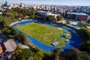  PORTO ALEGRE, RS, BRASIL, 08/08/2017 : 150 anos da Sogipa - Para marcar o sesquicentenário de um dos maiores clubes gaúchos, ensaio com fotos da estrutura do clube e de esportes de destaque: pista de atletismo, judô, tênis, ginástica, etc. (Omar Freitas/Agência RBS)Local: Porto Alegre<!-- NICAID(13077889) -->