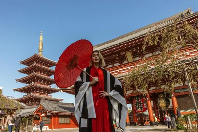 Coleção Inverno 2020 da Biamar, fotografada no Japão