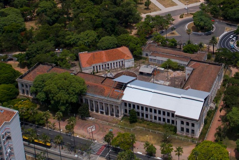  PORTO ALEGRE, RS, BRASIL - 07.01.2020 - Imagem do Instituto de Educação feita com drone. (Foto: Jefferson Botega/Agencia RBS)<!-- NICAID(14379900) -->