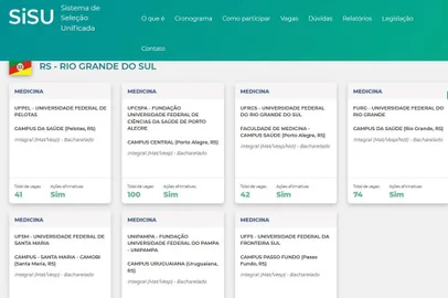 Sisu 2020 oferece vagas em 81 cursos de medicina de 77 instituições diferentes pelo Brasil<!-- NICAID(14395110) -->